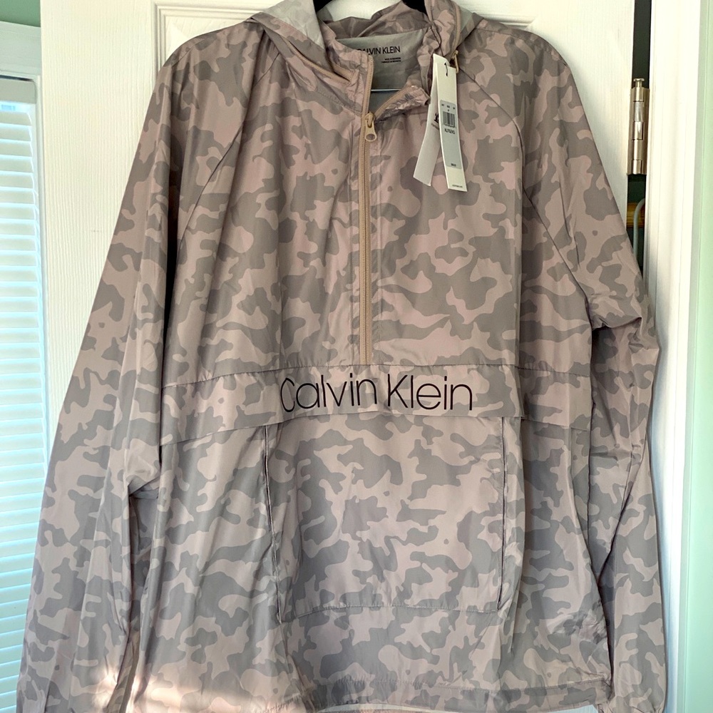 Calvin Klein Camo Windbreaker XL